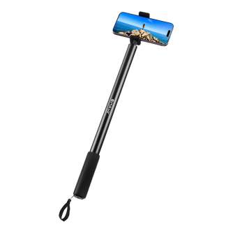 Selfiju statīvs Selfie Stick - Metal selfie stick 2 m PULUZ for Insta360 One RS/X2/X3 (black) - быстрый заказ от производителя