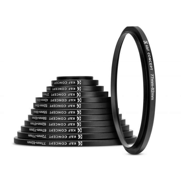 Адаптеры для фильтров - K&F Concept 11in1 filter reduction ring set - быстрый заказ от производителя