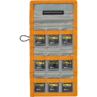 Memory Cards - THINK TANK PIXEL POCKET ROCKET (HOLDS 9 SD/CFEXPRESS) FIRESIDE ORANGE 740222 - quick order from manufacturer