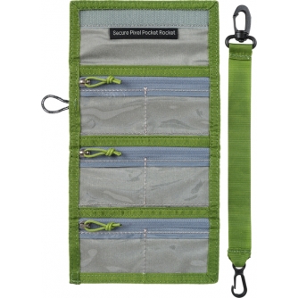 Memory Cards - THINK TANK SECURE POCKET ROCKET (WALLET WITH STRAP: HOLDS 9 SD/CFEXPRESS/MICRO) HIGHLAND GREEN 740224 - quick order from manufacturer