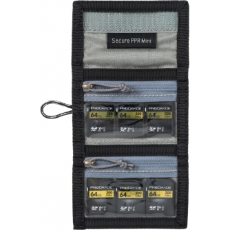 Memory Cards - THINK TANK SECURE POCKET ROCKET MINI (WALLET WITH STRAP: HOLDS 4 CF/CFE OR 6 SD/MICROSD) SLATE BLACK 740227 - quick order from manufacturer