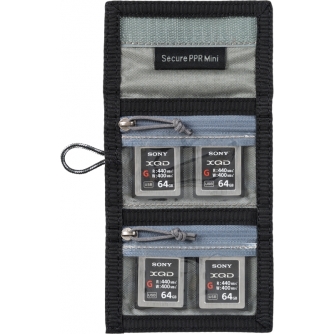 Memory Cards - THINK TANK SECURE POCKET ROCKET MINI (WALLET WITH STRAP: HOLDS 4 CF/CFE OR 6 SD/MICROSD) SLATE BLACK 740227 - quick order from manufacturer