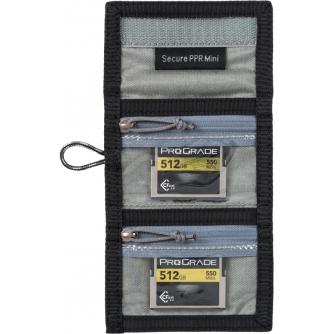 Memory Cards - THINK TANK SECURE POCKET ROCKET MINI (WALLET WITH STRAP: HOLDS 4 CF/CFE OR 6 SD/MICROSD) SLATE BLACK 740227 - quick order from manufacturer