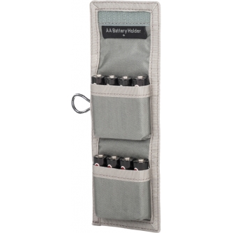 Baterijas, akumulatori un lādētāji - THINK TANK AA BATTERY HOLDER (WALLET HOLDS: 8 AA OR 16 AAA BATTERIES) GREY 740252 - ātri pasūtīt no ražotāja