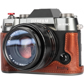 Защита для камеры - SMALLRIG 4710 LEATHER HALF CASE KIT FOR FUJIFILM X-T50 BROWN 4710 - быстрый заказ от производителя