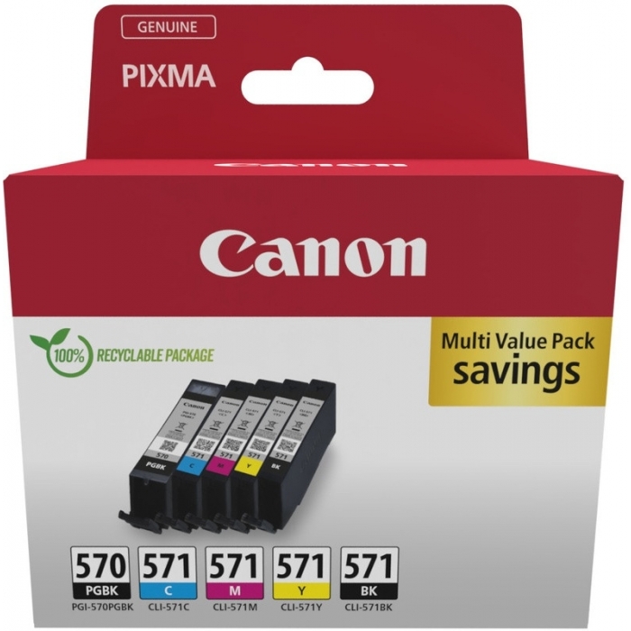 Printers and accessories - Canon ink cartridge PGI-570/CLI-571 Multipack 0372C006 - quick order from manufacturer