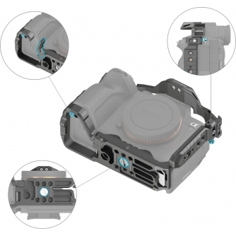 Ietvars kameram CAGE - SMALLRIG 4538 HAWKLOCK QUICK RELEASE CAGE KIT FOR SONY A 7R V / A 7 IV / A 7S III 4538 - ātri pasūtīt no ražotāja