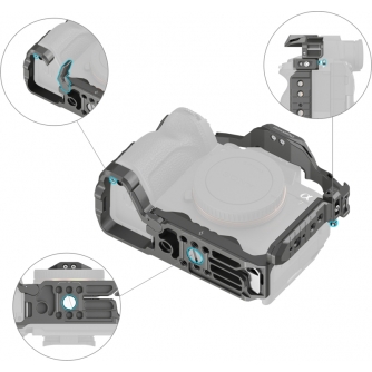 Camera Protectors - SMALLRIG 4481 HAWKLOCK QUICK RELEASE CAGE FOR SONY A 7R V / A 7 IV / A 7S III / A 1 4481 - quick order from manufacturer