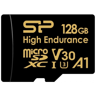 SiliconPowerkartapamtimicroSDXC128GBHighEndurance adapterSP128GBSTXDV3V1HSP