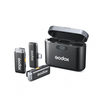 Godox WES USB C 2X Transmitter Receiver Charger Kit WES2 KIT2