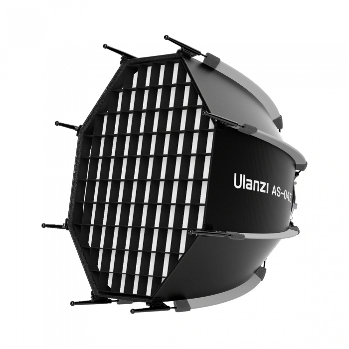 Softboksi - Ulanzi AS 045 Quick Release Octagonal Softbox With Grid 45cm Bowens 3308 - ātri pasūtīt no ražotāja