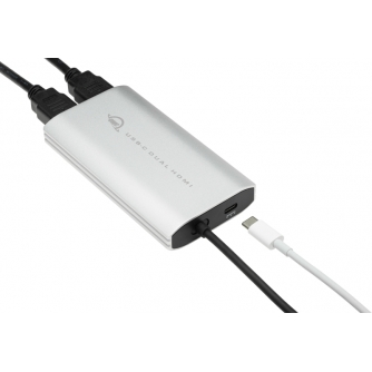 Kabeļi - OWC ADAPTER USB-C TO DUAL HDMI 4K DISPLAY ADAPT W. DISPLAYLINK F. M1 MAC, MAC/PC W.USB-C/THUNDERBOLT OWCCADPDL2HDMI - ātri pasūtīt no ražotāja