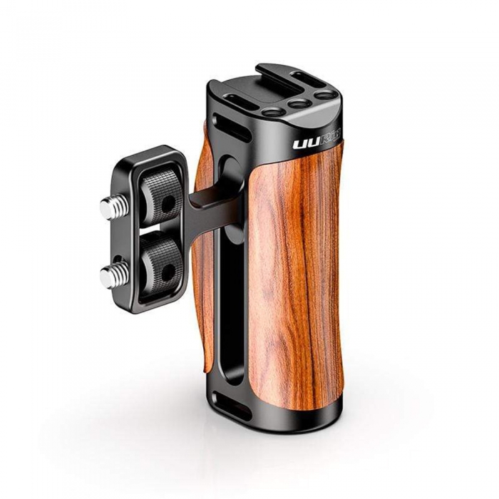 Rokturi HANDLE - Ulanzi R075 Left/Right Universal Wooden Handle 2378 - ātri pasūtīt no ražotāja