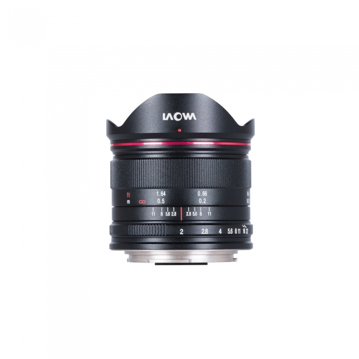 Medium Format Lenses - Laowa 7.5mm f/2 MFT (Lightweight Black) for DJI Inspire X5 VE7520MFTLWBLK - quick order from manufacturer