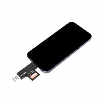 Karšu lasītājs - JJC CR UTC3II Memory Card Reader Black CR UTC3II Black - ātri pasūtīt no ražotāja