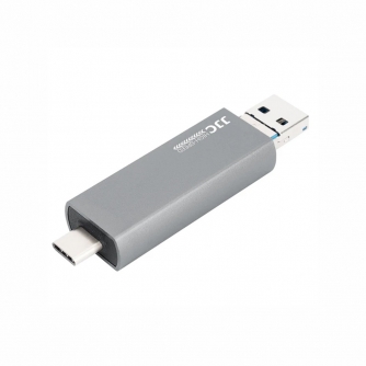 Karšu lasītājs - JJC CR UTC3II Memory Card Reader Gray CR UTC3II Gray - ātri pasūtīt no ražotāja