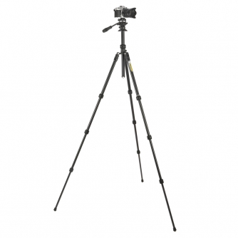 Video Tripods - 3 Legged Thing Punks Travis 2.0 & Airhed Trinity Zwart/Zwart TRAVISVIDEODARK2.0 - quick order from manufacturer