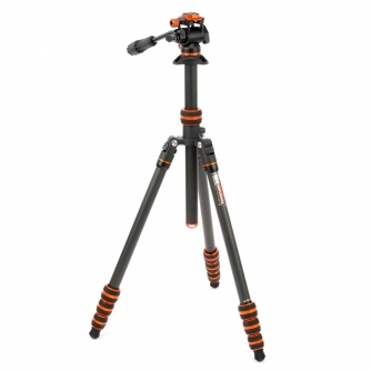 Photo Tripods - 3 Legged Thing Punks Billy 2.0 with Airhed Trinity Zwart/Oranje BILLYVIDEOLAVA2.0 - quick order from manufacturer