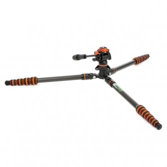 Photo Tripods - 3 Legged Thing Punks Brian 2.0 with Airhed Trinity Zwart/Oranje BRIANVIDEOLAVA2.0 - quick order from manufacturer