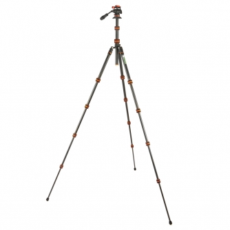 Photo Tripods - 3 Legged Thing Punks Brian 2.0 with Airhed Trinity Zwart/Oranje BRIANVIDEOLAVA2.0 - quick order from manufacturer