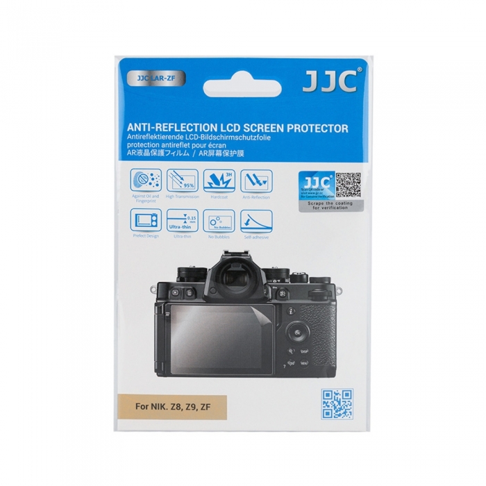 Kameru aizsargi - JJC LAR ZF Anti Reflection LCD Screen Protector (Nikon ZF, Nikon Z8, Nikon Z9) LAR ZF - ātri pasūtīt no ražotāja