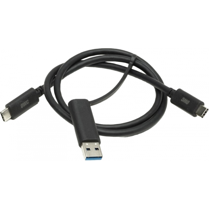 Kabeļi - OWC USB-C TO C & A WITH TETHERED USB-A ADAPTER 0.6 METER OWCTCCBLCA0.6M - ātri pasūtīt no ražotāja