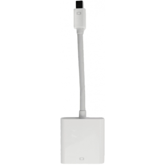 OWC NEWERTECH MINI DISPLAYPORT & THUNDERBOLT TO DVI VIDEO ADAPT (PREM QUALITY) MATCH APPLE WHITE NWTCBLMDPDVI