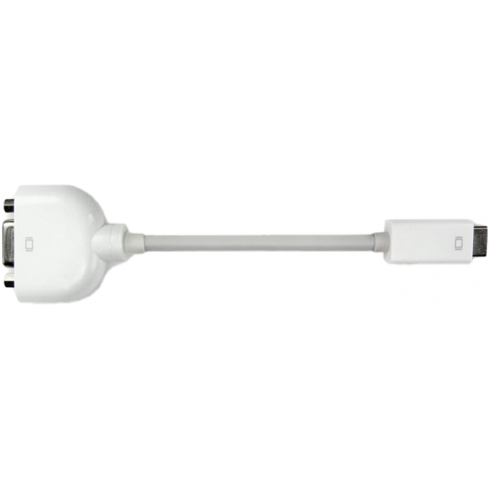 Cables - OWC 8-INCH NEWERTECH MINI DVI TO VGA VIDEO ADAPTER. EXCEPTIONAL QUALITY. MATCHES APPLE WHITE NWTCBLMDVIVGA - quick order from manufacturer