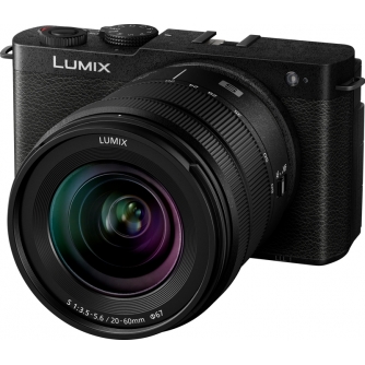 Bezspoguļa kameras - PANASONIC LUMIX S9 JET BLACK 20-60 F/3.5-5.6 DC-S9KE-K - ātri pasūtīt no ražotāja