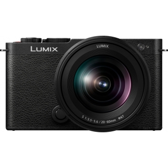 Bezspoguļa kameras - PANASONIC LUMIX S9 JET BLACK 20-60 F/3.5-5.6 DC-S9KE-K - ātri pasūtīt no ražotāja