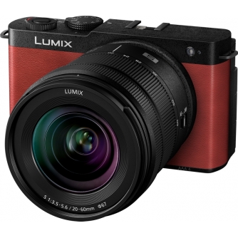 Bezspoguļa kameras - PANASONIC LUMIX S9 CRIMSON RED 20-60 F/3.5-5.6 DC-S9KE-R - ātri pasūtīt no ražotāja