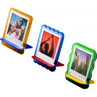 Photography Gift - POLAROID COLOURED ACRYLIC PHOTO FRAMES 3 PACK 6367 - quick order from manufacturer