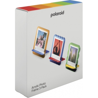 Photography Gift - POLAROID COLOURED ACRYLIC PHOTO FRAMES 3 PACK 6367 - quick order from manufacturer