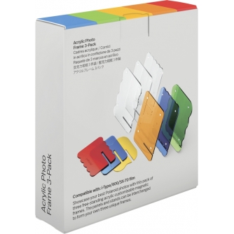 Photography Gift - POLAROID COLOURED ACRYLIC PHOTO FRAMES 3 PACK 6367 - quick order from manufacturer