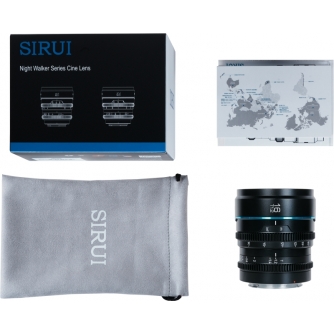 CINEMA objektīvi - SIRUI CINE LENS NIGHTWALKER S35 16MM T1.2 RF-MOUNT BLACK MS16R-B - ātri pasūtīt no ražotāja