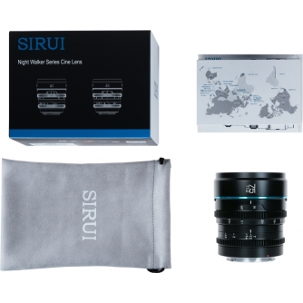 CINEMA objektīvi - SIRUI CINE LENS NIGHTWALKER S35 75MM T1.2 E-MOUNT BLACK MS75E-B - ātri pasūtīt no ražotāja