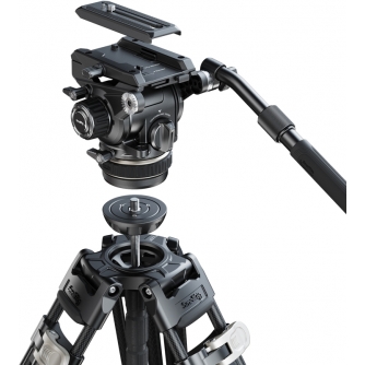 Video Tripods - SMALLRIG 4463 HEAVY-DUTY CARBON FIBER TRIPOD KIT AD-120 4463 - quick order from manufacturer