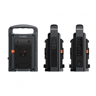 V-Mount аккумуляторы - SmallRig 4578 Dual Channel V Mount Battery Charger (European Standard) 4578 - купить сегодня в магазине и