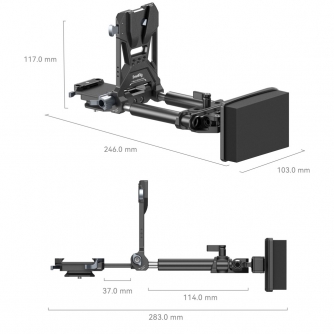 Plecu turētāji RIG - SmallRig 4063B Advanced Compact V Mount Battery Mounting System 4063B - ātri pasūtīt no ražotāja