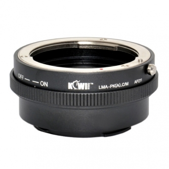 Adapters for lens - Kiwi Lens Mount Adapter (Pentax K(A) naar Canon M) LMA PK(A)_C/M - quick order from manufacturer