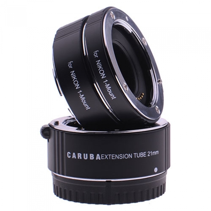 Makro fotografēšana - Caruba Extension Tube set Nikon Chroom ETS NFC - ātri pasūtīt no ražotāja