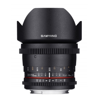 CINEMA Video Lenses - Samyang 10mm T3.1 ED AS NCS VDSLR Canon - quick order from manufacturer