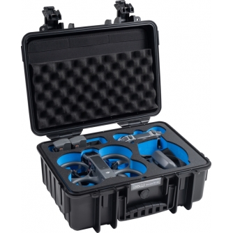 Koferi - BW OUTDOOR CASES TYPE 4000 FOR DJI AVATA2 - BLACK 109645 - ātri pasūtīt no ražotāja