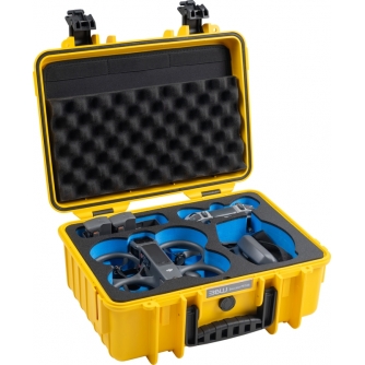 Koferi - BW OUTDOOR CASES TYPE 4000 FOR DJI AVATA2 - YELLOW 109646 - ātri pasūtīt no ražotāja