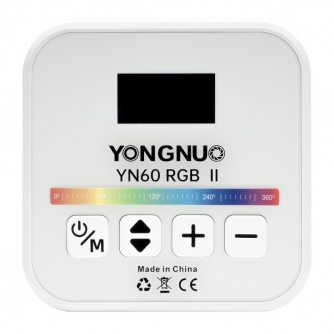 Light Panels - Yongnuo YN60 RGB II LED lamp - WB (2500 K - 9900 K) white - quick order from manufacturer