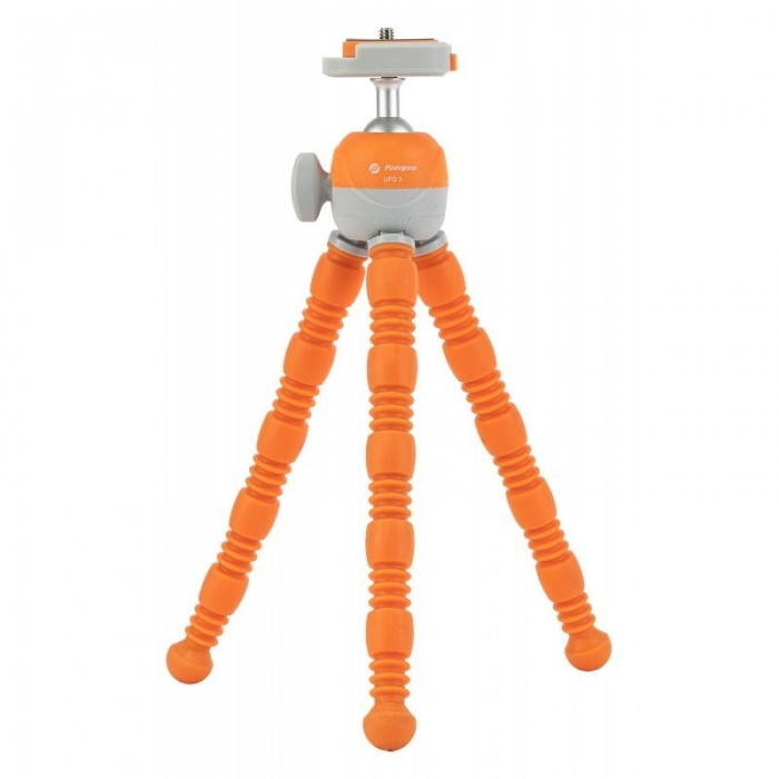 Photo Tripods - Fotopro UFO3 flexible tripod - orange - quick order from manufacturer