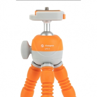 Photo Tripods - Fotopro UFO3 flexible tripod - orange - quick order from manufacturer