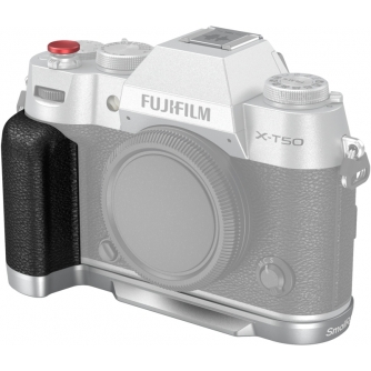 Kameru bateriju gripi - SMALLRIG 4713 SILICONE L-SHAPE HANDLE FOR FUJIFILM X-T50 SILVER 4713 - ātri pasūtīt no ražotāja