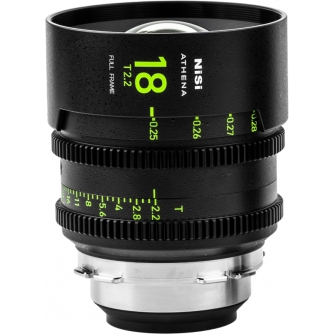 CINEMA Video Lenses - NISI CINE LENS ATHENA PRIME 18MM T2.2 PL-MOUNT 18MM T2.2 PL - quick order from manufacturer