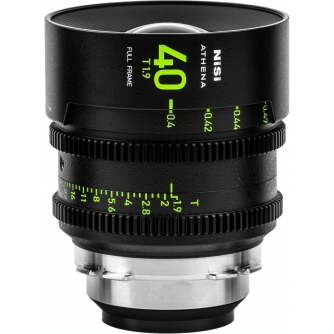 CINEMA objektīvi - NISI CINE LENS ATHENA PRIME 40MM T1.9 E-MOUNT (WITHOUT DROP-IN FILTER) 40 T1.9 E (NO DIF) - ātri pasūtīt no ražotāja